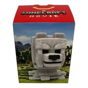 2025 McDonalds Minecraft Movie Wolf Dennis Happy Meal Toy